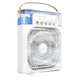 Ventilador Portátil de Mesa Mini Ar Condicionado Umidificado
