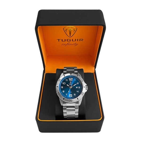 ⌚ Relógio Masculino Todo em Aço Tuguir TGI37010 – Elegância, Força e Precisão no Seu Pulso - Imagem 2