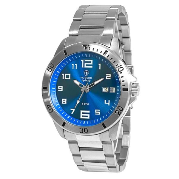 ⌚ Relógio Masculino Todo em Aço Tuguir TGI37010 – Elegância, Força e Precisão no Seu Pulso