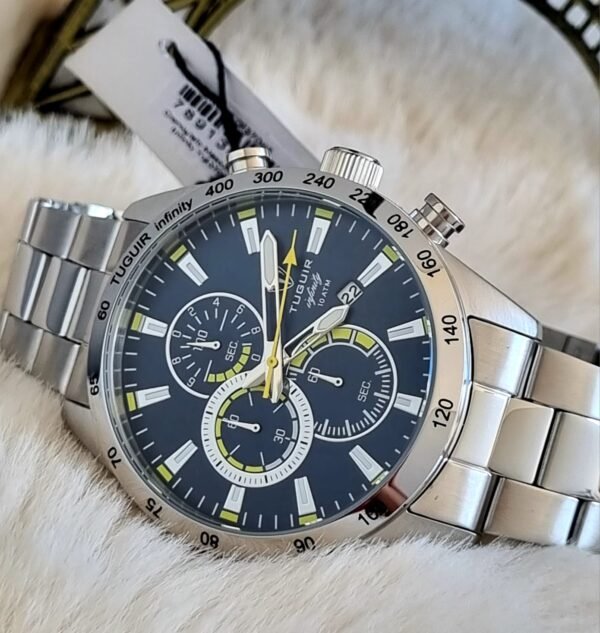 Relógio Masculino infinity Aço Cronógrafo TGI37065 - Imagem 4